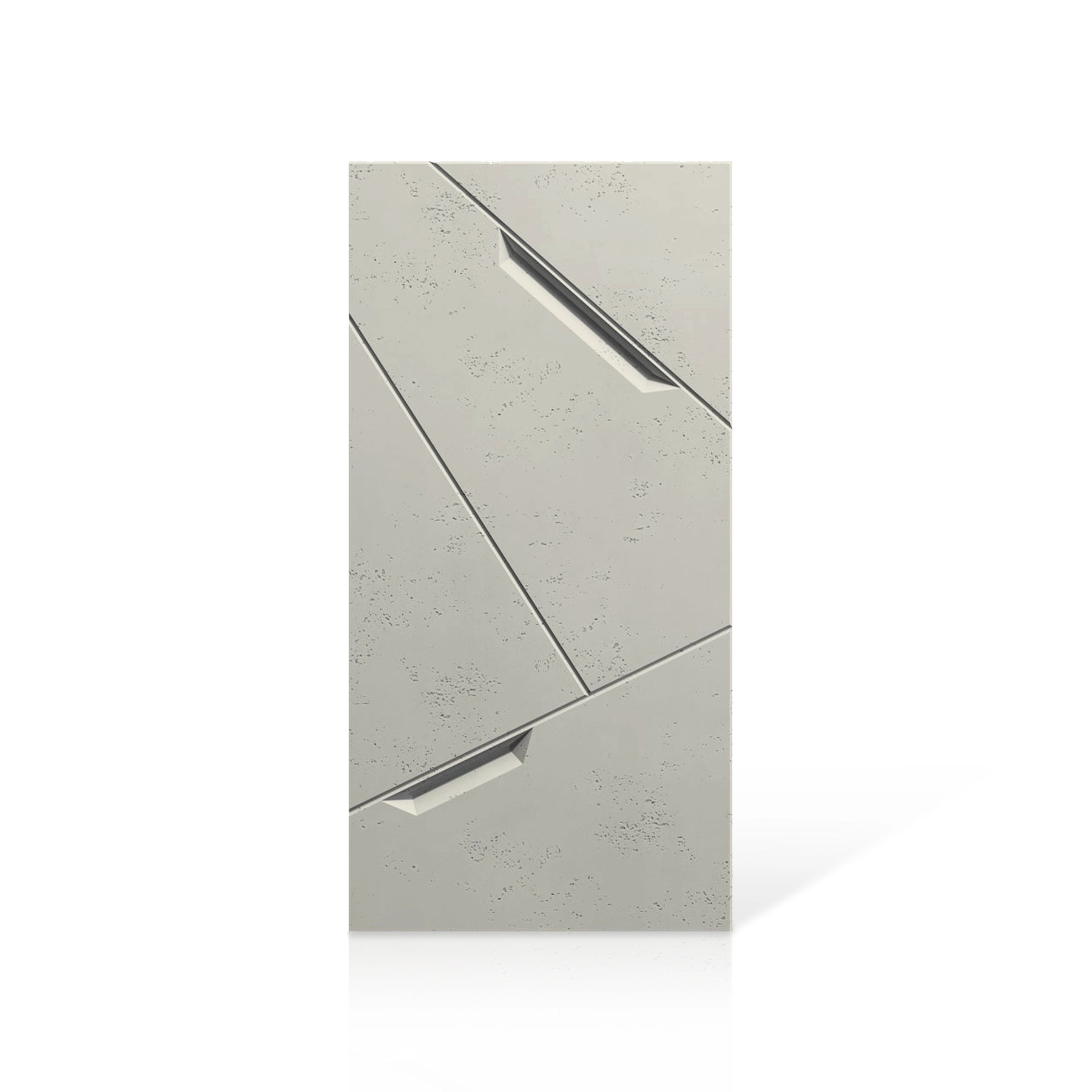 3D Concrete Wall Panels STOWAWAY colour swatch on white background DecorMania UK